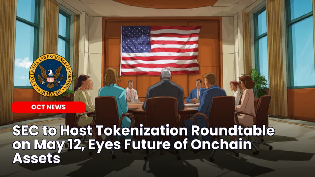 SEC to Host Tokenization Roundtable on May 12, Eyes Future of Onchain Assets