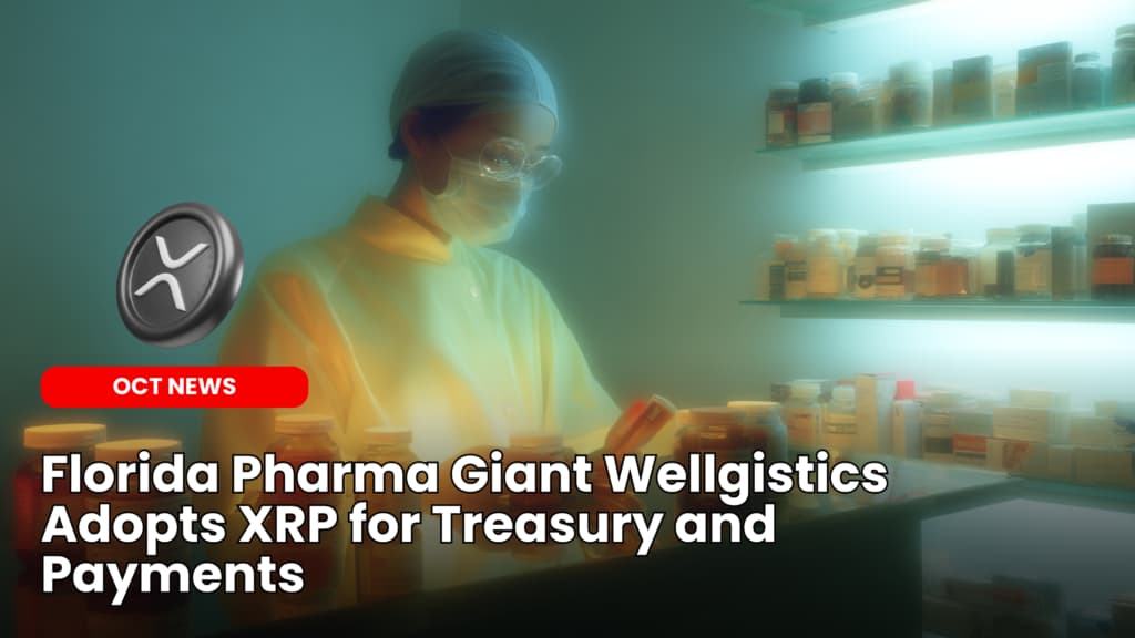 Florida Pharma Giant Wellgistics Adopts XRP for Treasury and Payments