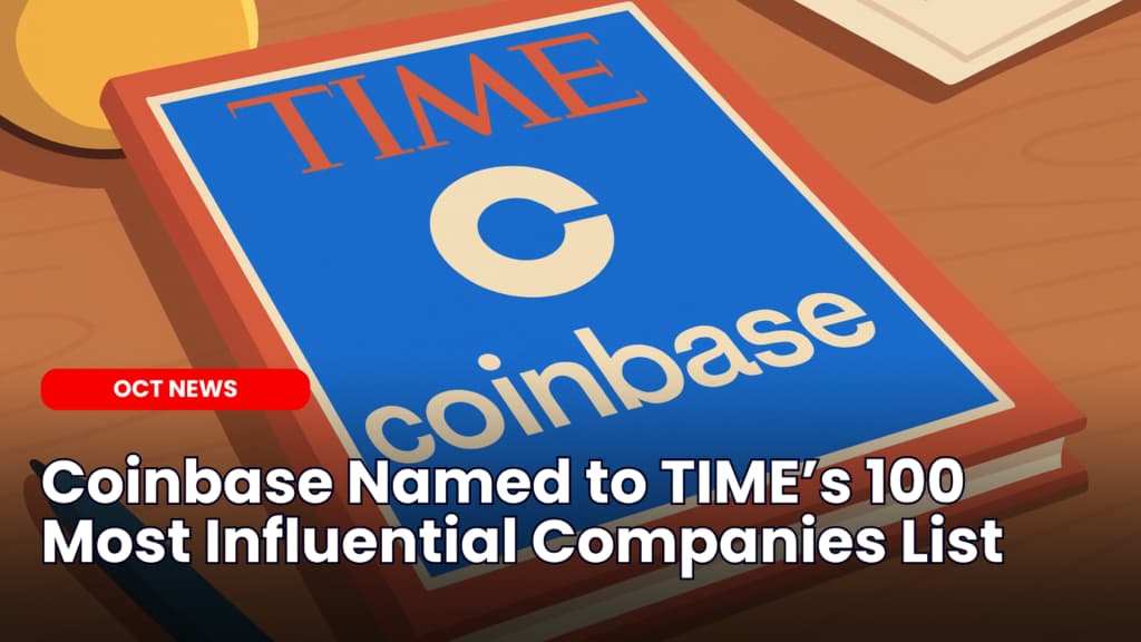 Coinbase Named to TIMEās 100 Most Influential Companies List