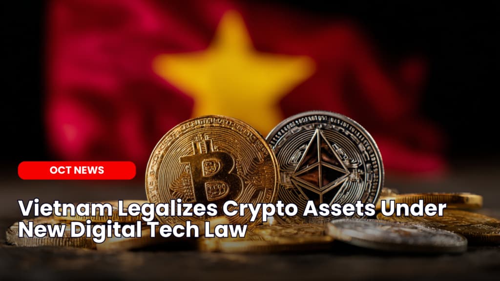 Vietnam Legalizes Crypto Assets Under New Digital Tech Law