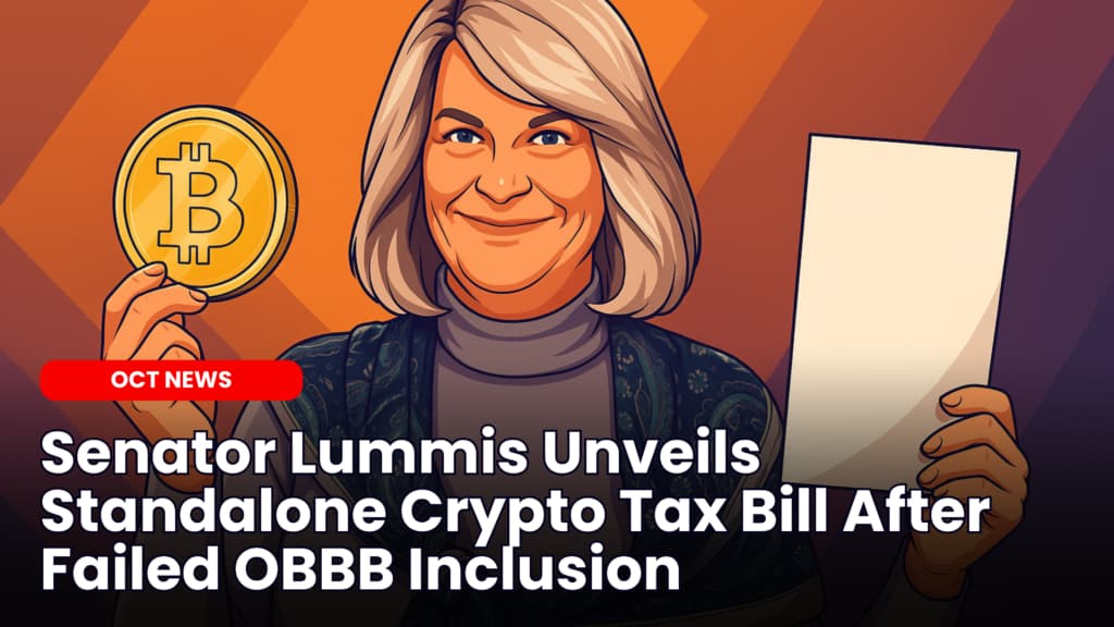 Senator Lummis Unveils Standalone Crypto Tax Bill After Failed OBBB Inclusion