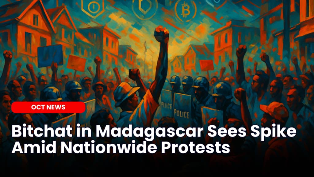 Bitchat in Madagascar Sees Spike Amid Nationwide Protests