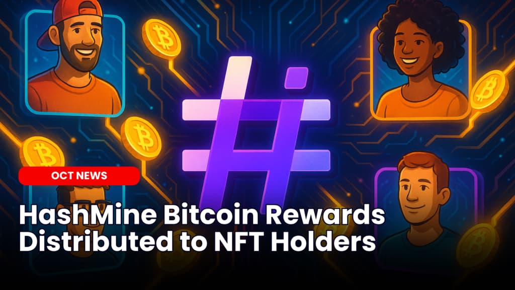 HashMine Bitcoin Rewards Distributed to NFT Holders