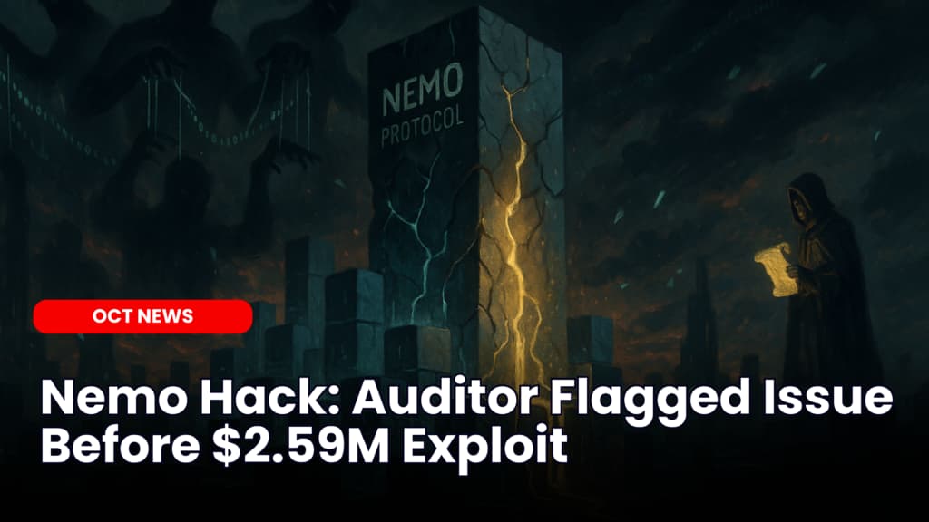Nemo Hack: Auditor Flagged Issue Before $2.59M Exploit image