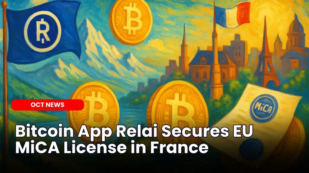 Bitcoin App Relai Secures EU MiCA License in France image