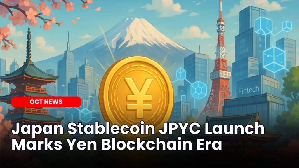 Japan Stablecoin JPYC Launch Marks Yen Blockchain Era