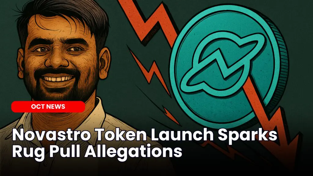 Novastro Token Launch Sparks Rug Pull Allegations image