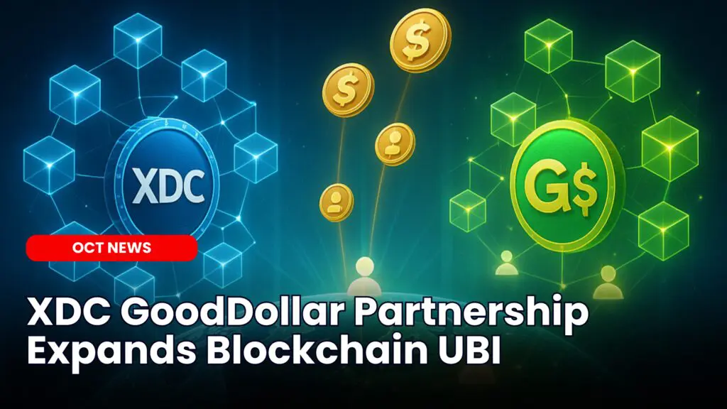 XDC GoodDollar Partnership Expands Blockchain UBI