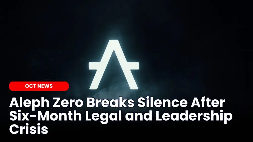 Aleph Zero Breaks Silence After Six-Month Legal and Leadership Crisis