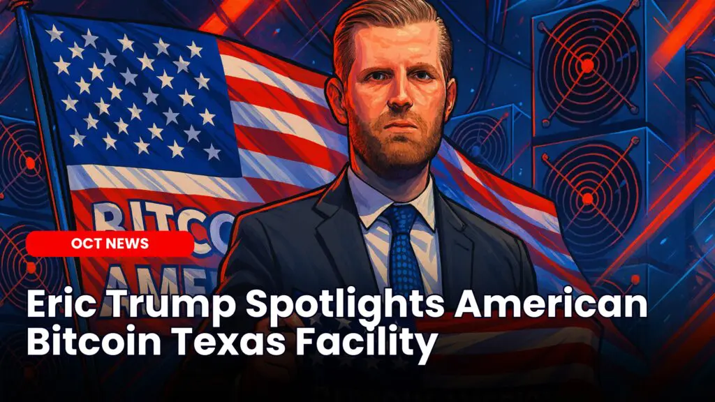 Eric Trump Spotlights American Bitcoin Texas Facility image