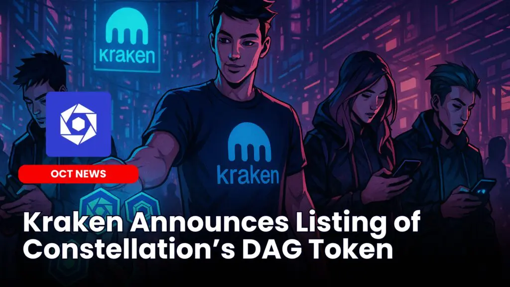 Kraken Announces Listing of Constellation’s DAG Token image