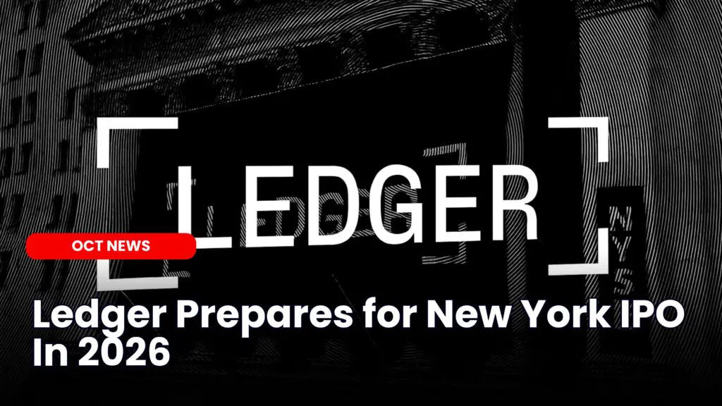 Ledger Prepares for New York IPO image