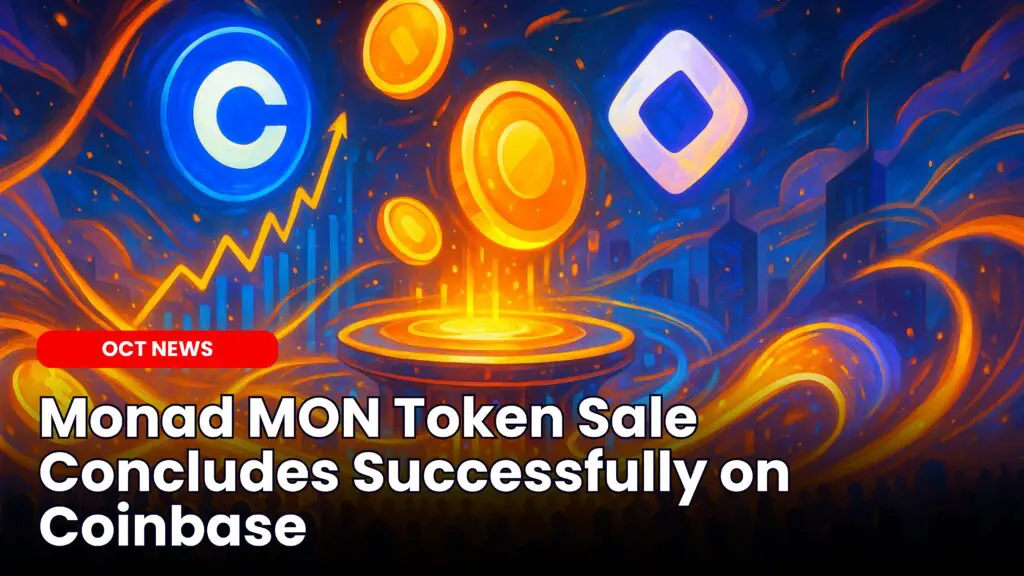 Monad MON Token Sale Concludes Successfully on Coinbase image
