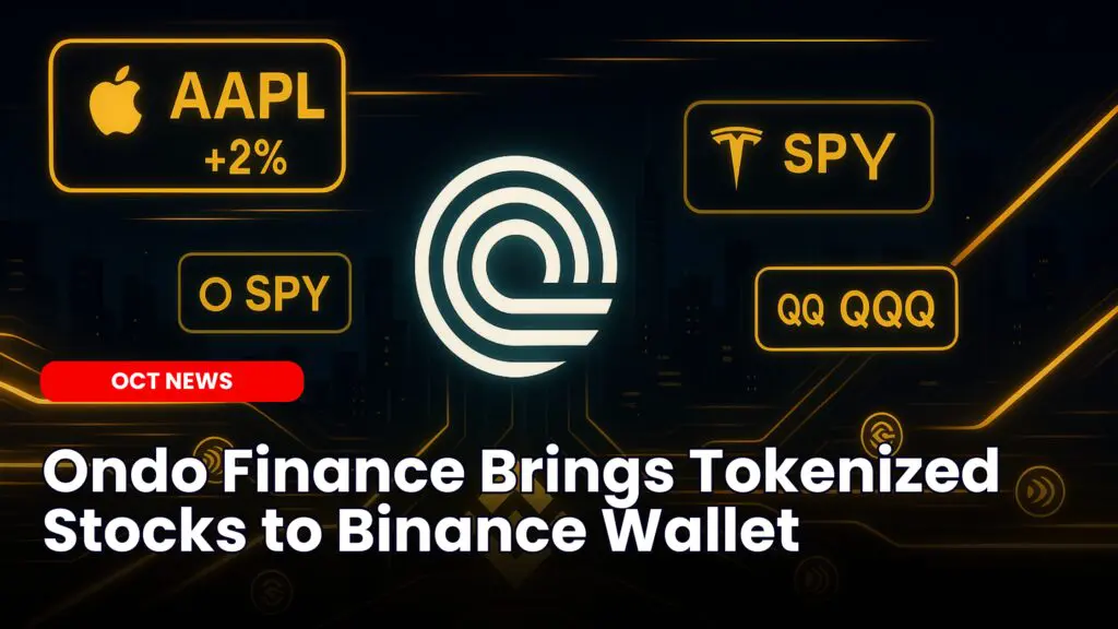 Ondo Finance Brings Tokenized Stocks to Binance Wallet image