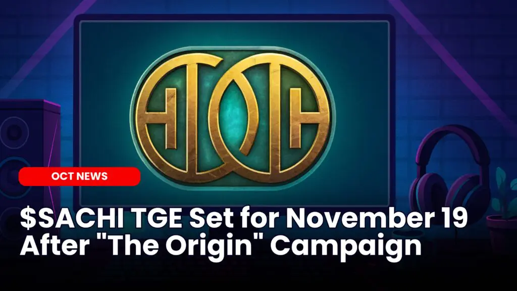 $SACHI TGE Set for November 19 After “The Origin” Campaign