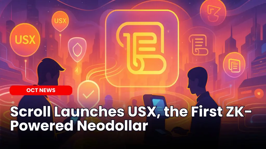 Scroll Launches USX, the First ZK-Powered Neodollar image