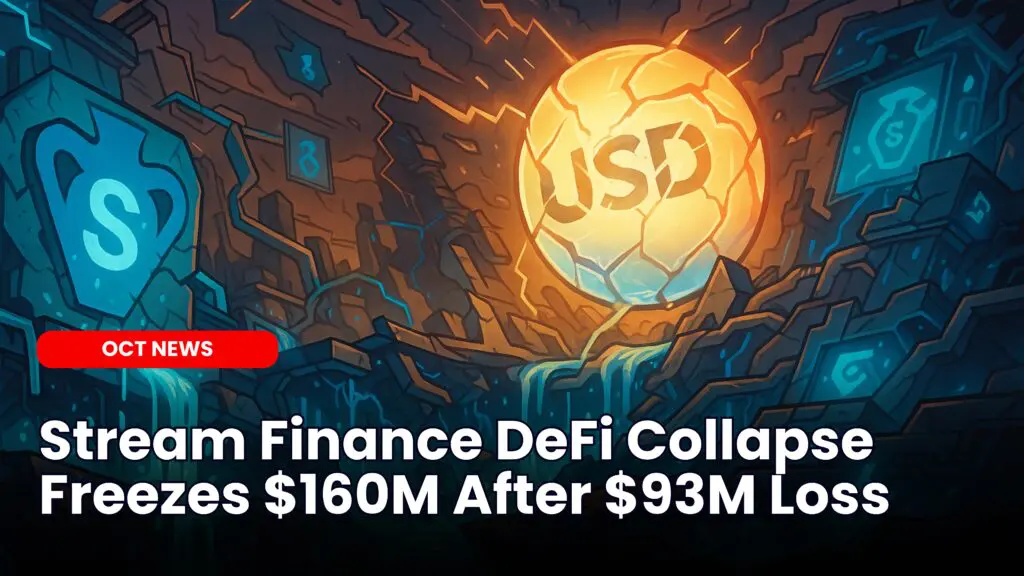 Stream Finance DeFi Collapse Freezes $160M After $93M Loss