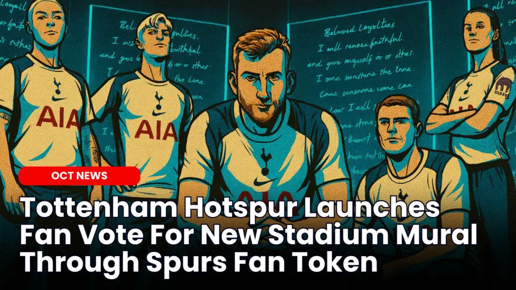 Tottenham Hotspur Launches Fan Vote For New Stadium Mural Through Spurs Fan Token