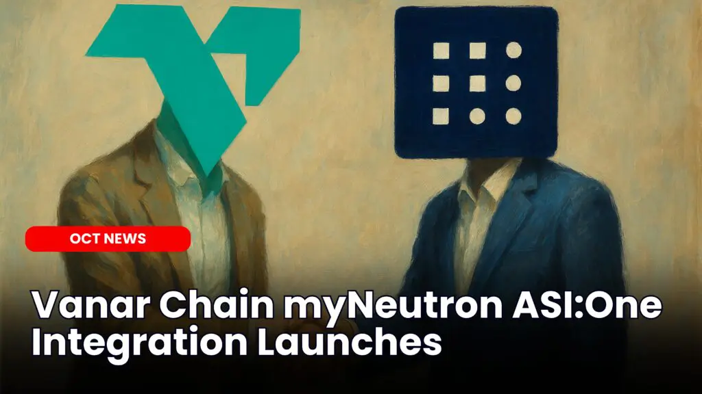 Vanar Chain myNeutron ASI:One Integration Launches
