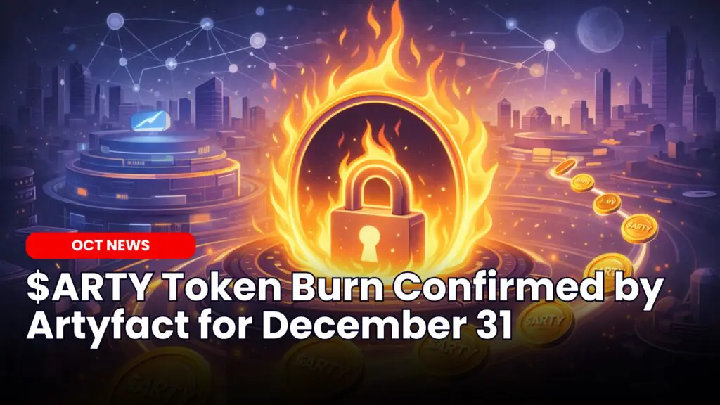 $ARTY Token Burn Confirmed by Artyfact for December 31 image