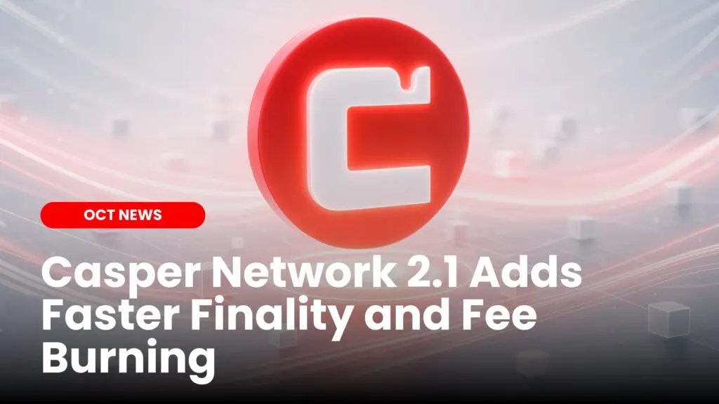 Casper Network 2.1 Adds Faster Finality and Fee Burning