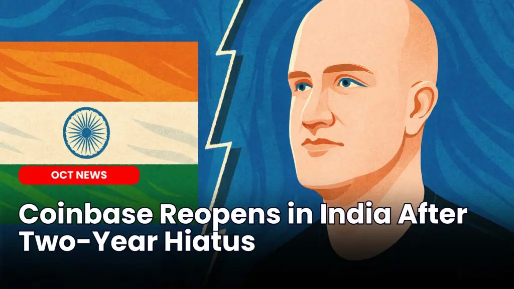 Coinbase Reopens in India After Two-Year Hiatus