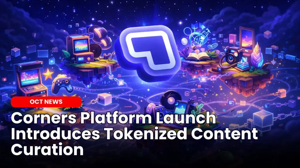 Corners Platform Launch Introduces Tokenized Content Curation