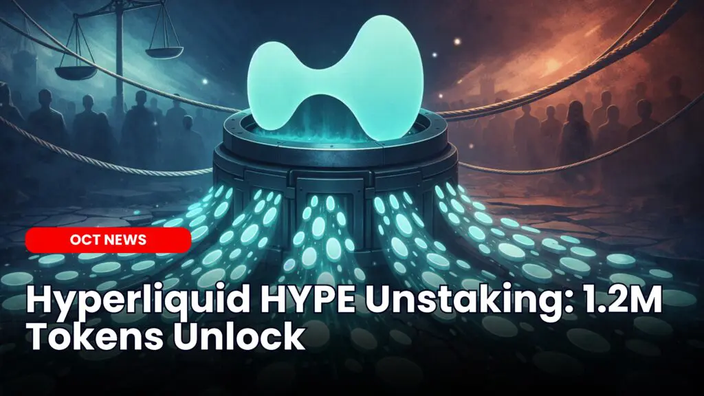 Hyperliquid HYPE Unstaking: 1.2M Tokens Unlock