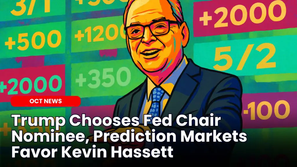 Kevin Hassett Leads Predicition Markets As New Fed Chair Candidate