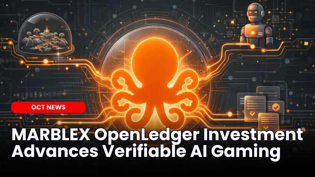 MARBLEX OpenLedger Investment Advances Verifiable AI Gaming image