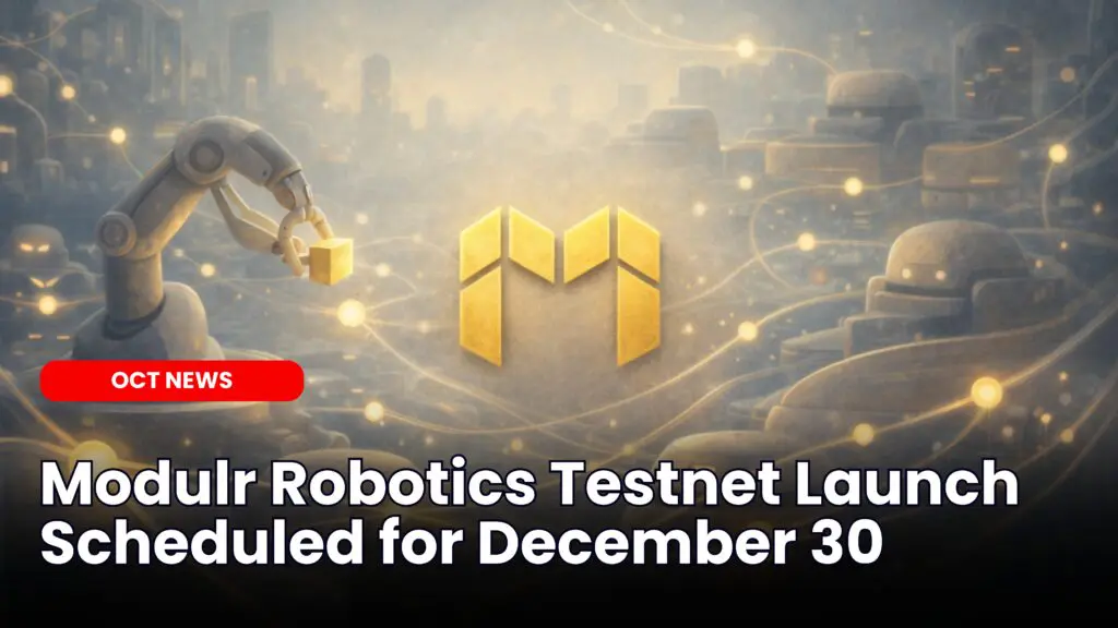 Modulr Robotics Testnet Launch Scheduled for December 30 image