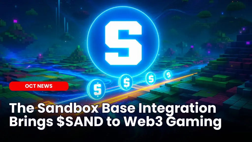 The Sandbox Base Integration Brings $SAND to Web3 Gaming