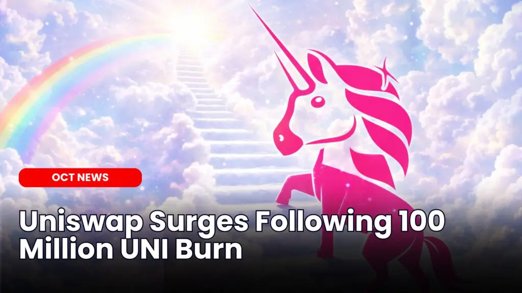 Uniswap Surges Following 100 Million UNI Burn