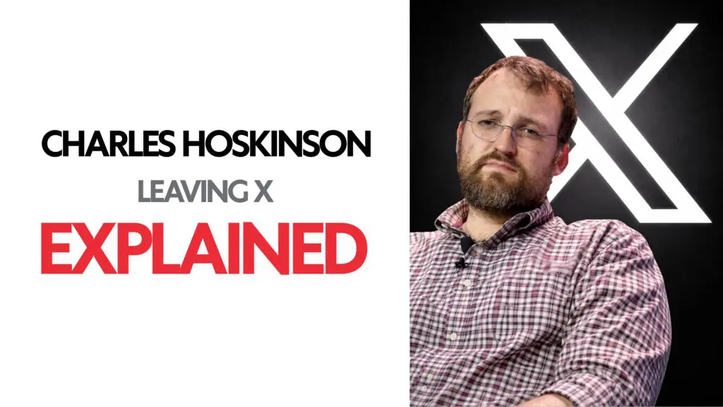 Charles Hoskinson Leaving X: Explained