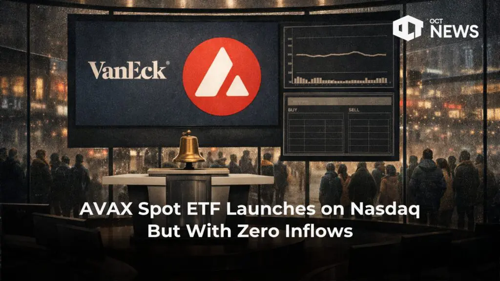 AVAX Spot ETF Launches on Nasdaq But With Zero Inflows