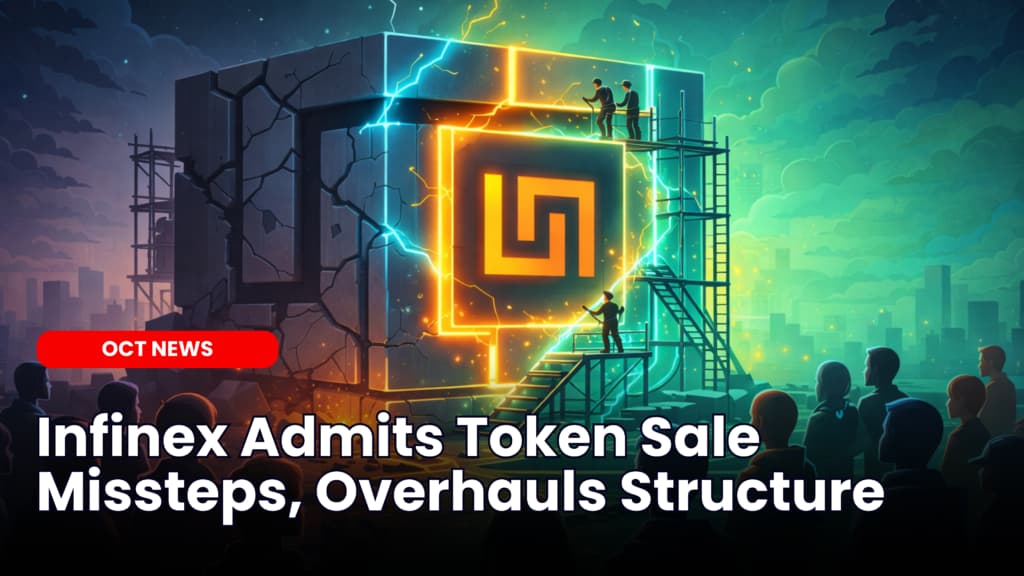 Infinex Admits Token Sale Missteps, Overhauls Structure