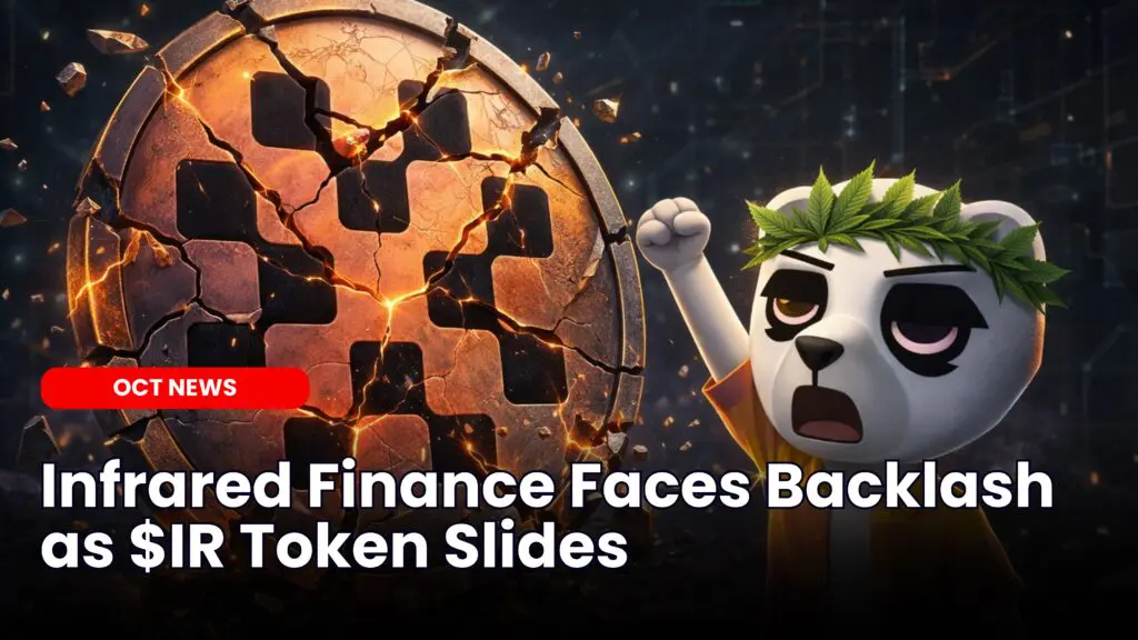 Infrared Finance Faces Backlash as $IR Token Slides image