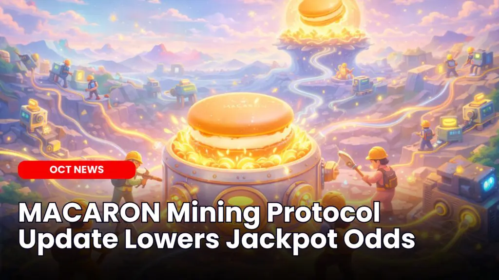 MACARON Mining Protocol Update Lowers Jackpot Odds image