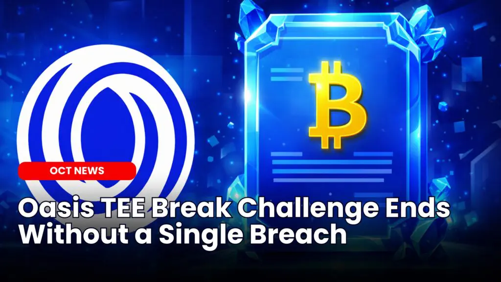 Oasis TEE Break Challenge Ends Without a Single Breach