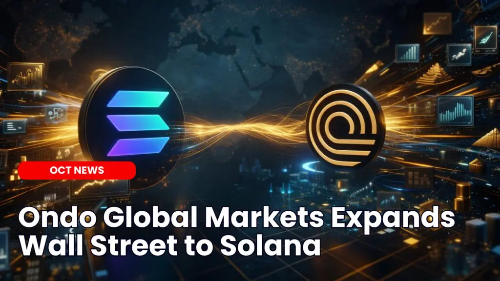 Ondo Global Markets Expands Wall Street to Solana