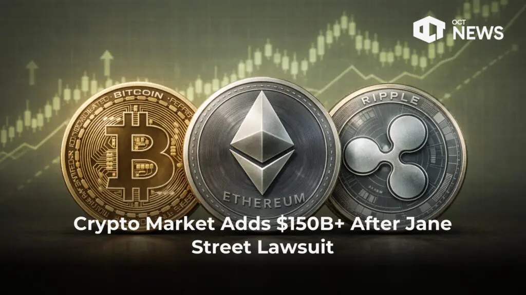 Crypto Market Adds $150B+ After Jane Street Lawsuit