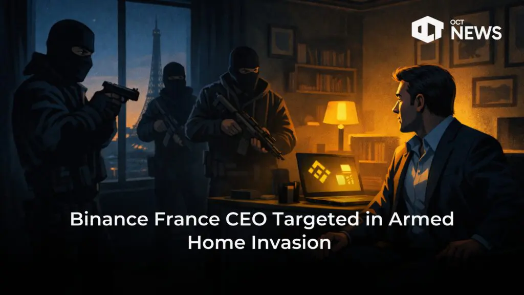 Binance France CEO Targeted in Armed Home Invasion