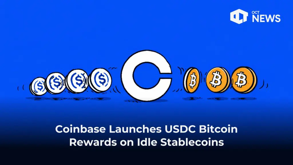 Coinbase Launches USDC Bitcoin Rewards on Idle Stablecoins image