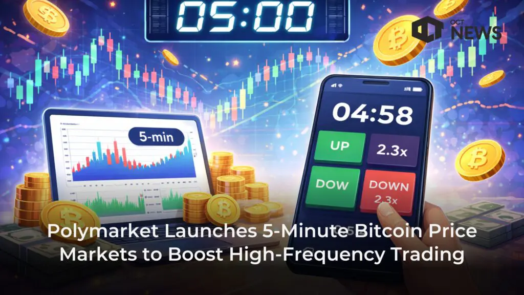 Polymarket Launches 5-Minute Bitcoin Price Markets to Boost High-Frequency Trading