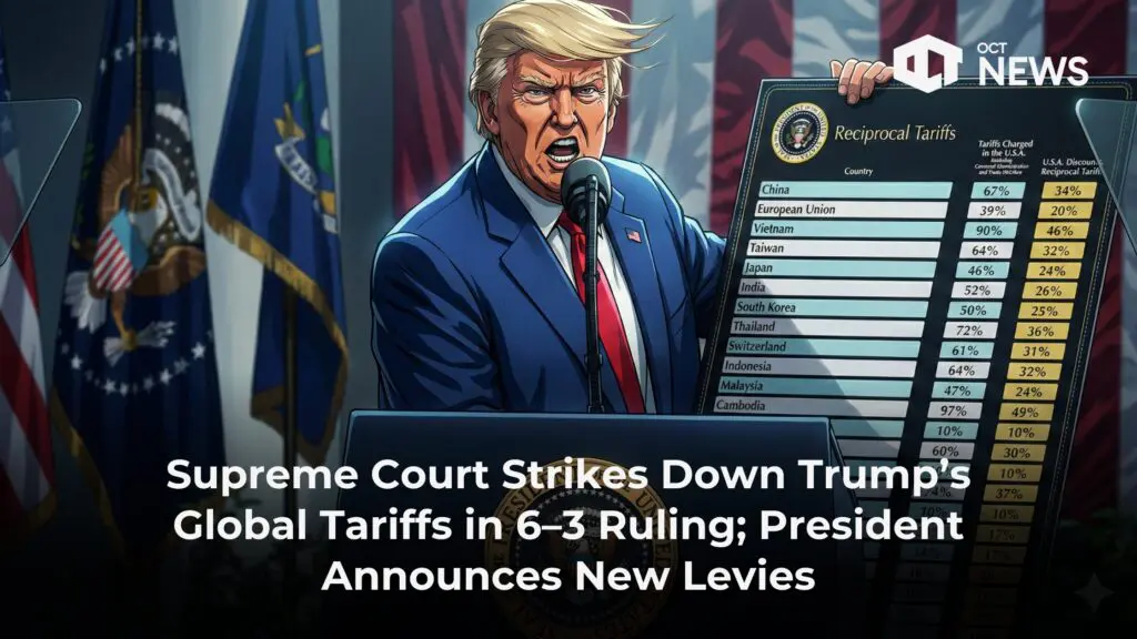 Supreme Court Blocks Trump Tariffs in 6–3 Shock Ruling