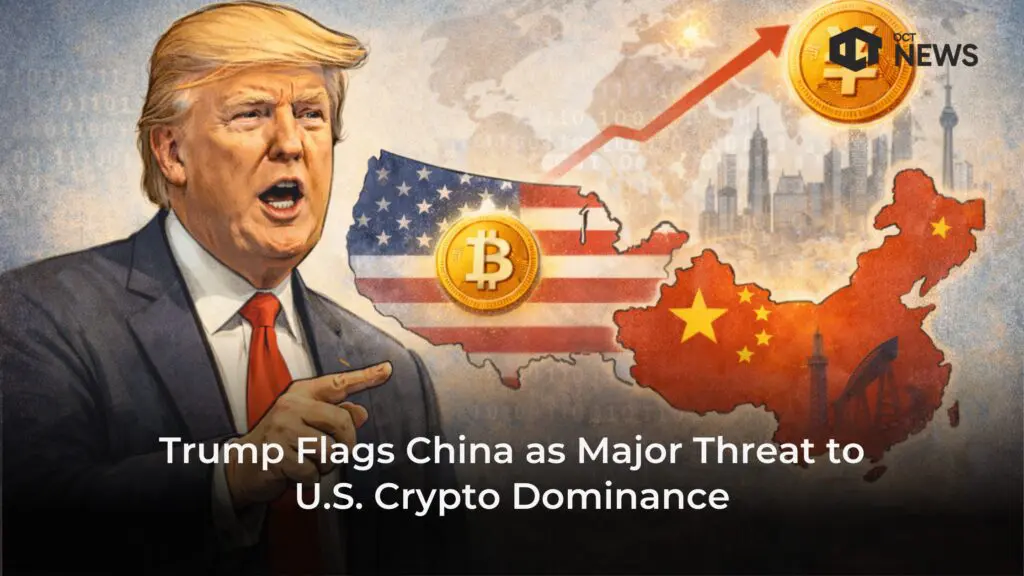 Trump Flags China as Major Threat to U.S. Crypto Dominance