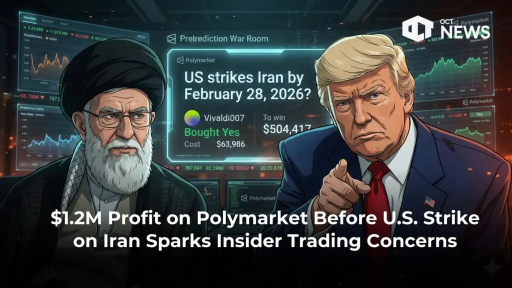 $1.2M Profit on Polymarket Before U.S. Strike on Iran Sparks Insider Trading Concerns image