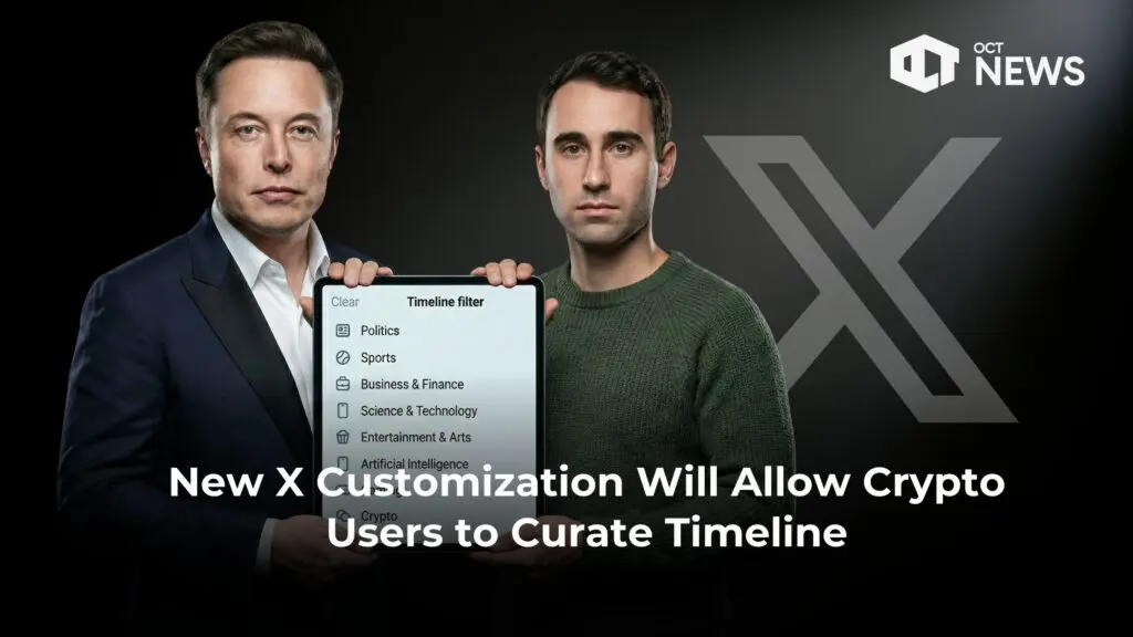 New X Customization Will Allow Crypto Users to Curate Timeline image
