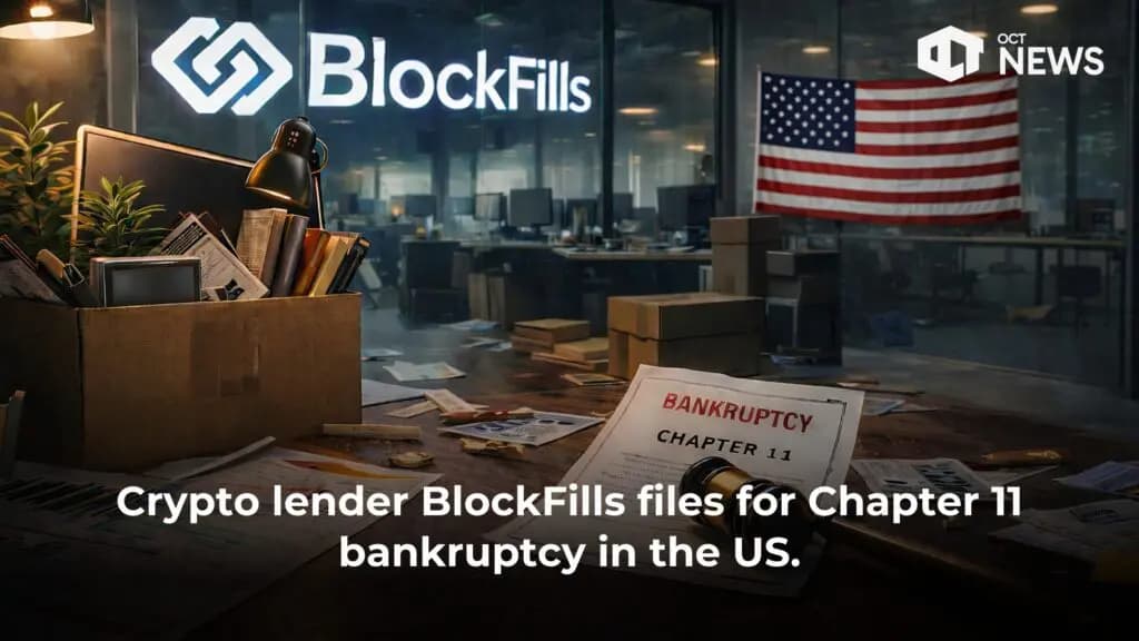 Crypto lender BlockFills files for Chapter 11 bankruptcy in the US.