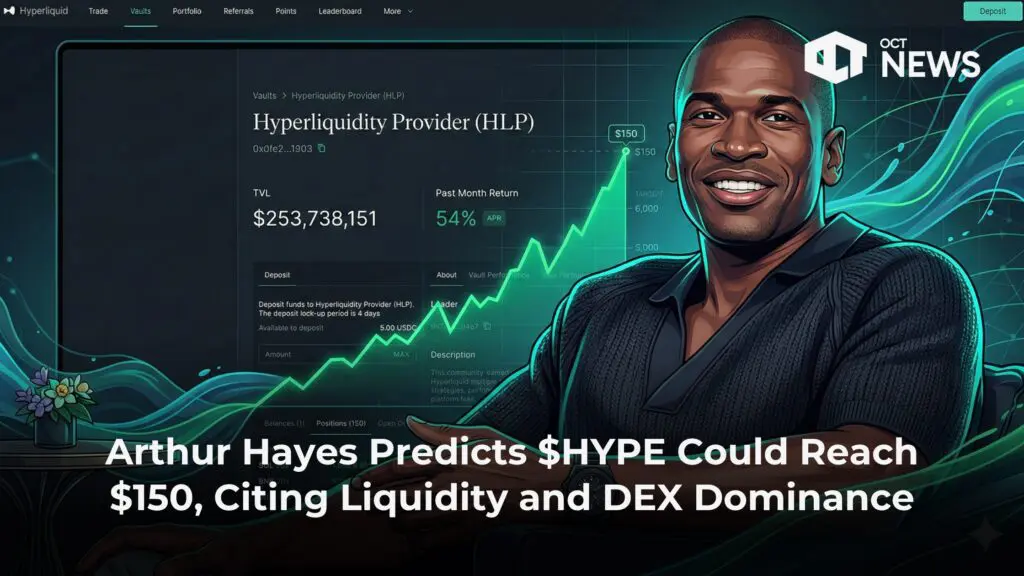 Arthur Hayes Predicts $HYPE Could Reach $150